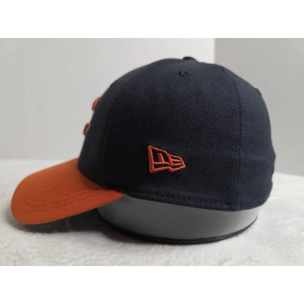 Chicago Bears NFL Hat‎ Cap New Era 39Thirty Navy Stretch Fit S/M Embroidered